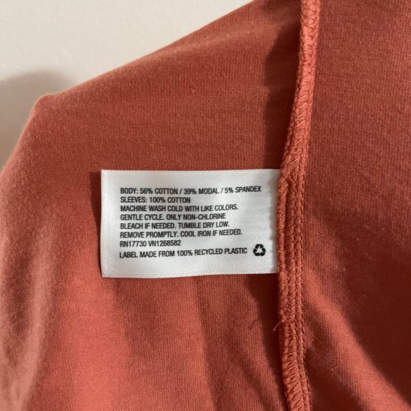 Eyelet Sleeve T-shirt Blouse - 2X - Picture 4 of 4